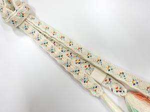 未使用品　正絹　手組帯締め